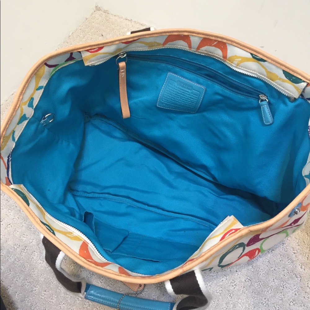 Coach Multi-colored Tote - Picture 5 of 6